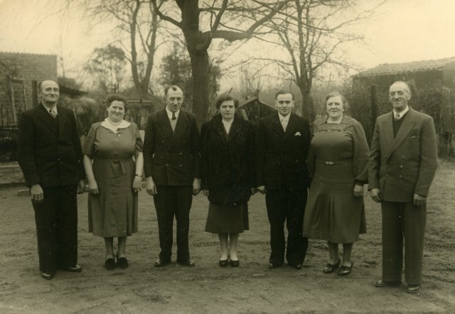 Groepsfoto Maurice Bekaert Sylvie Bekaert